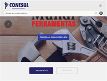 Tablet Screenshot of conesulferragens.com.br